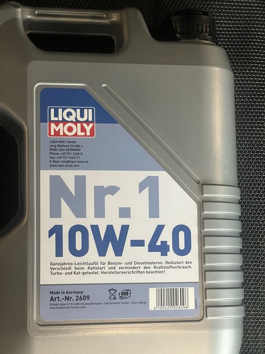 Ulei original 10W40 Liqui Molly Made in Germany
