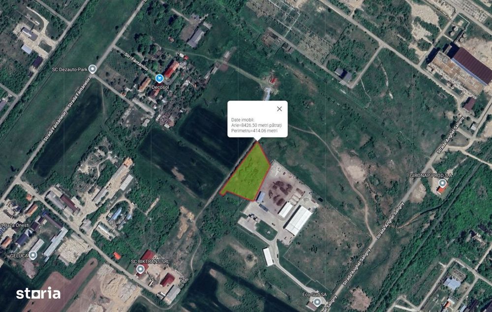 Teren intravilan curti-constructii 8500 mp ~ Onesti ~ Bacau