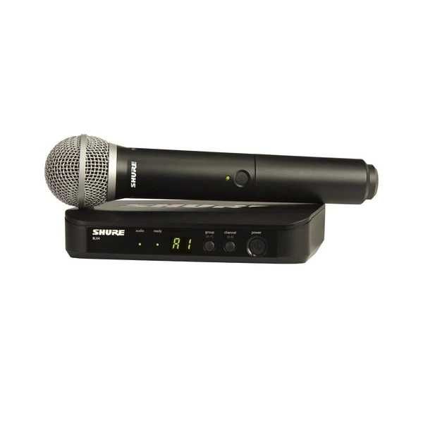 Set Microfon wireless – Shure BLX24/PG58 + geanta
