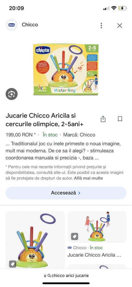 Chicco Arici interactiv / jucarie 2-5 ani