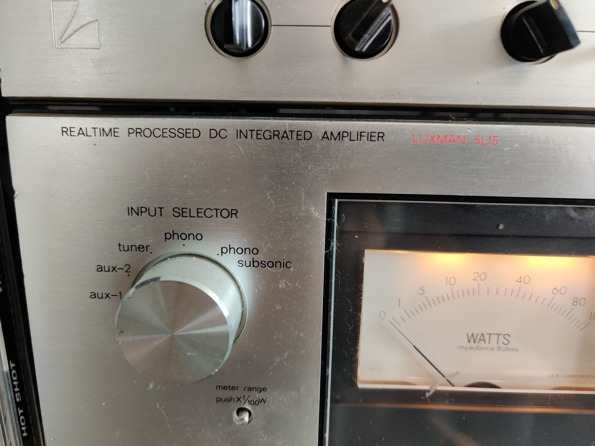 Luxman Laboratory 5F70 și 5L15 preaplificator și final
