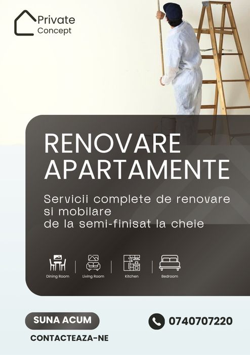 Amenajari interioare de la semifinisat la cheie