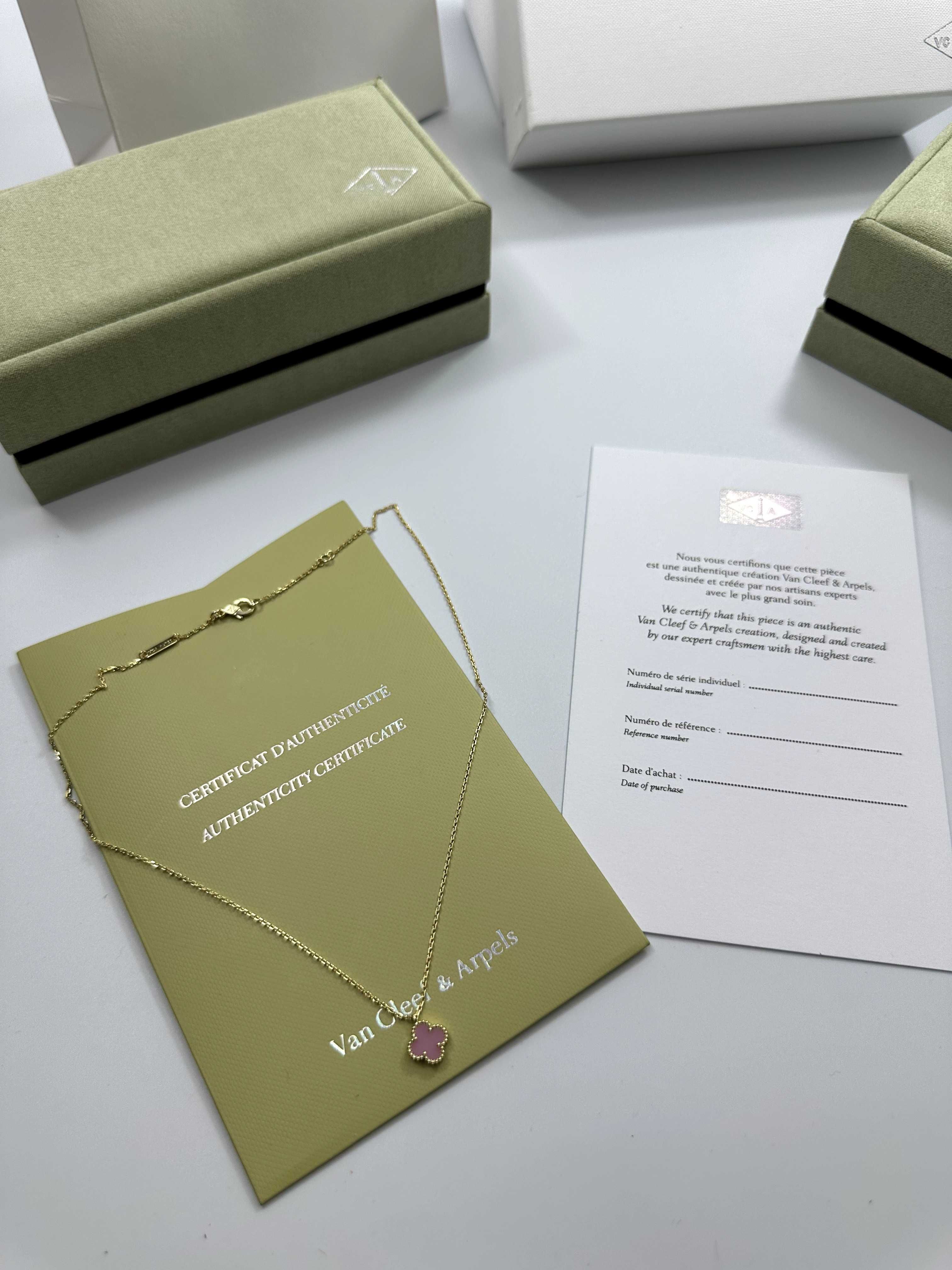 Colier MINI Van Cleef & Arpels Gold 750 Pink