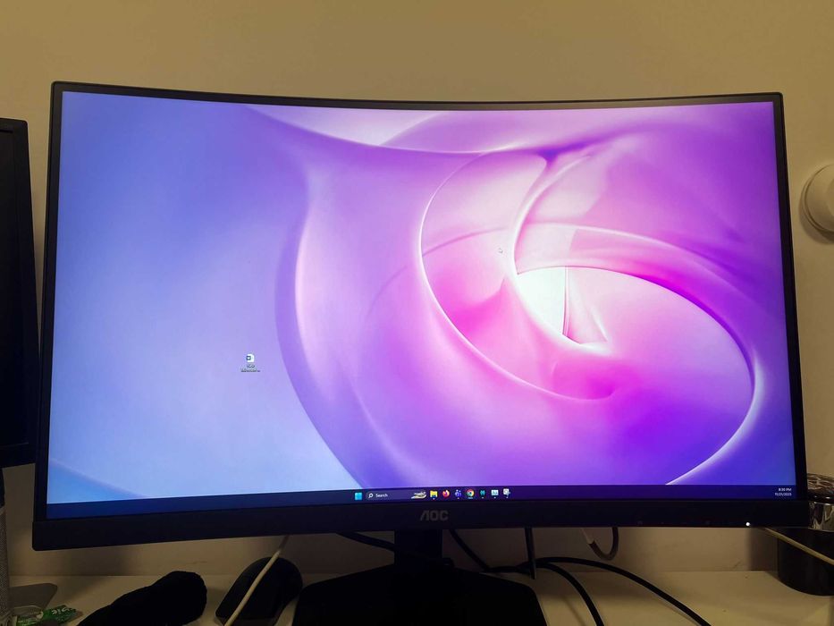 Monitor AOC CQ27G4X 27" QHD 180Hz curbat, negru, 16:9