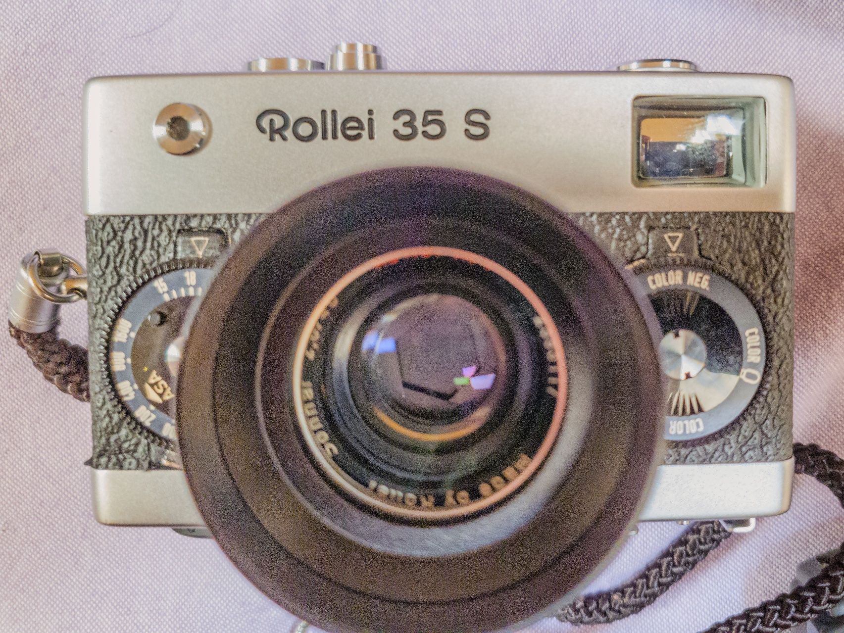 Rollei 35S + Filtru + Parasolar + Capac + Toc + exponometru