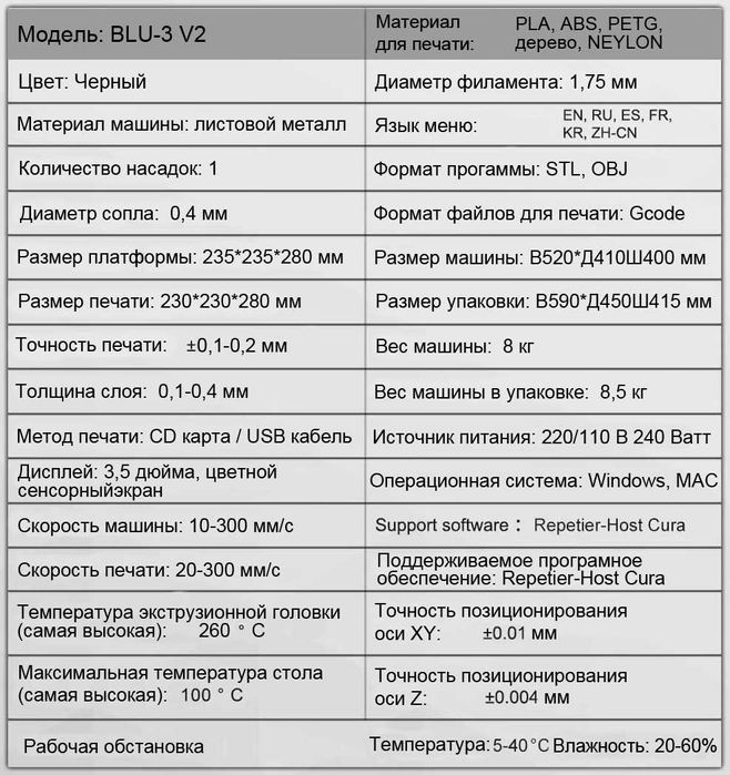 3d принтер two trees bluer