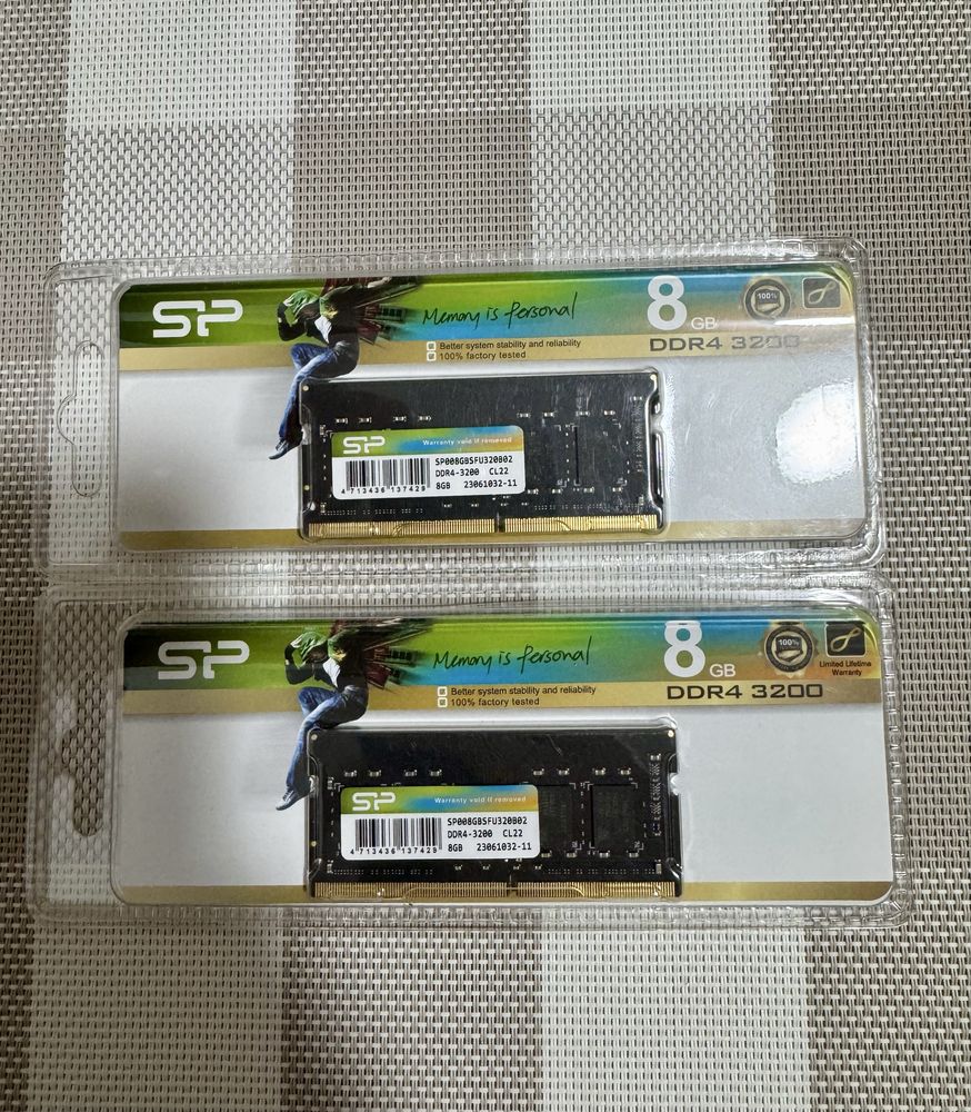 SP 8 GB Ram DDR4 x 2