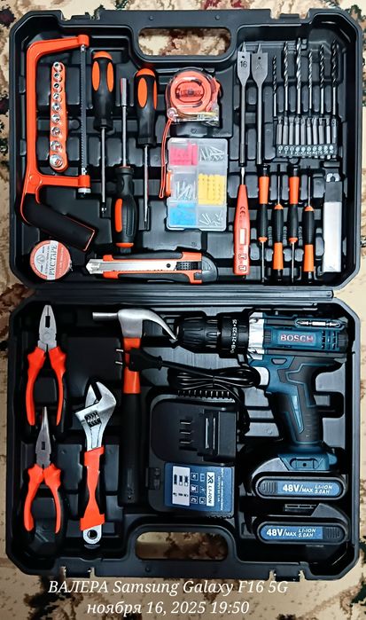 Совершенно новый скромный недорогой набор инструментов для дома