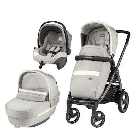 Детска количка 3 в 1 Peg Perego Book Plus 5  Titania Luxe Pure