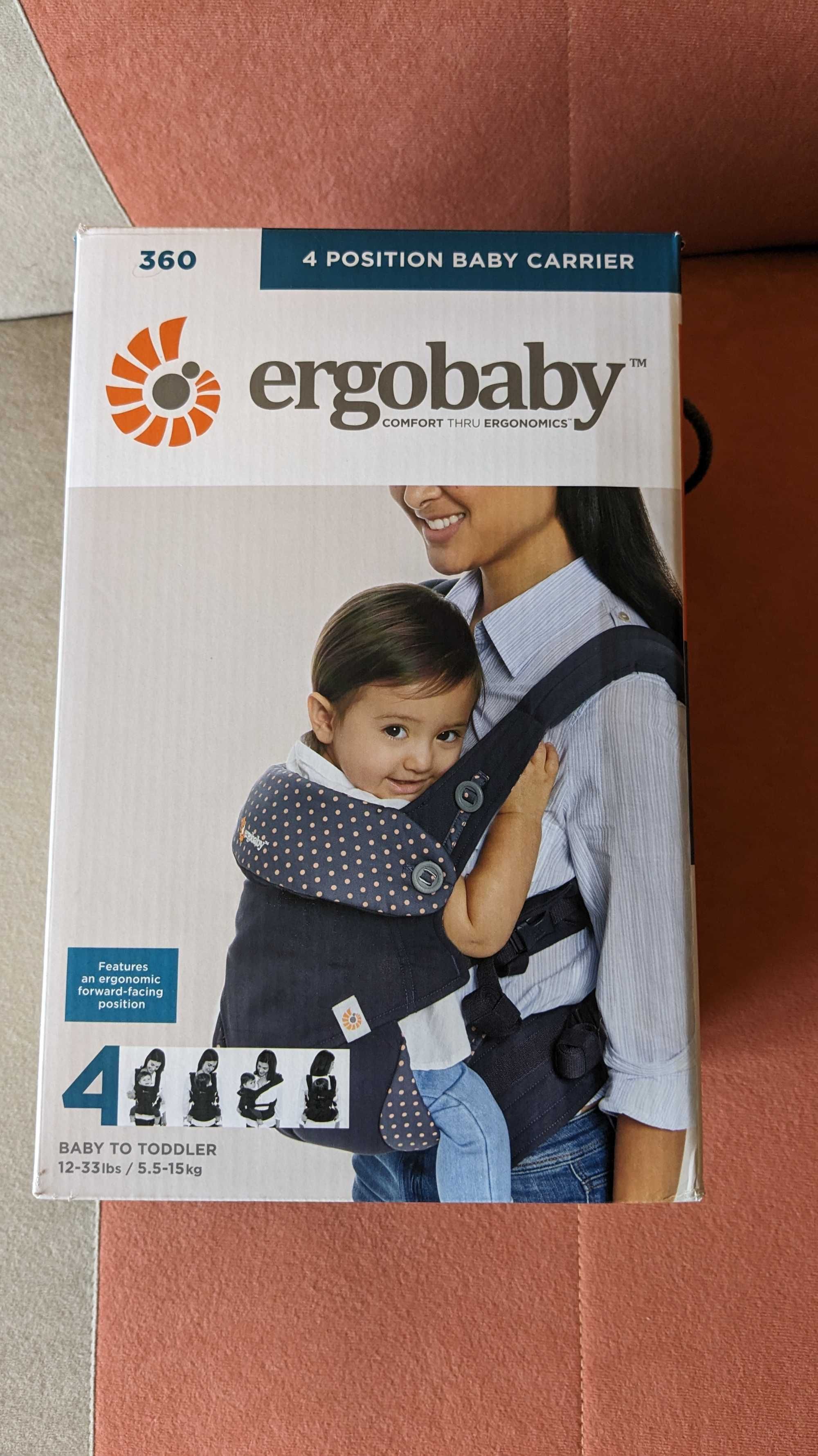 Marsupiu Ergobaby 360 Carrier 4 pozitii