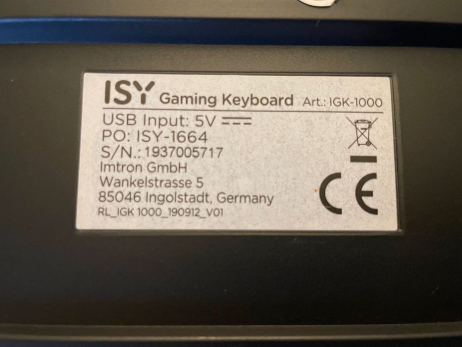 Gaming Keyboard ISY