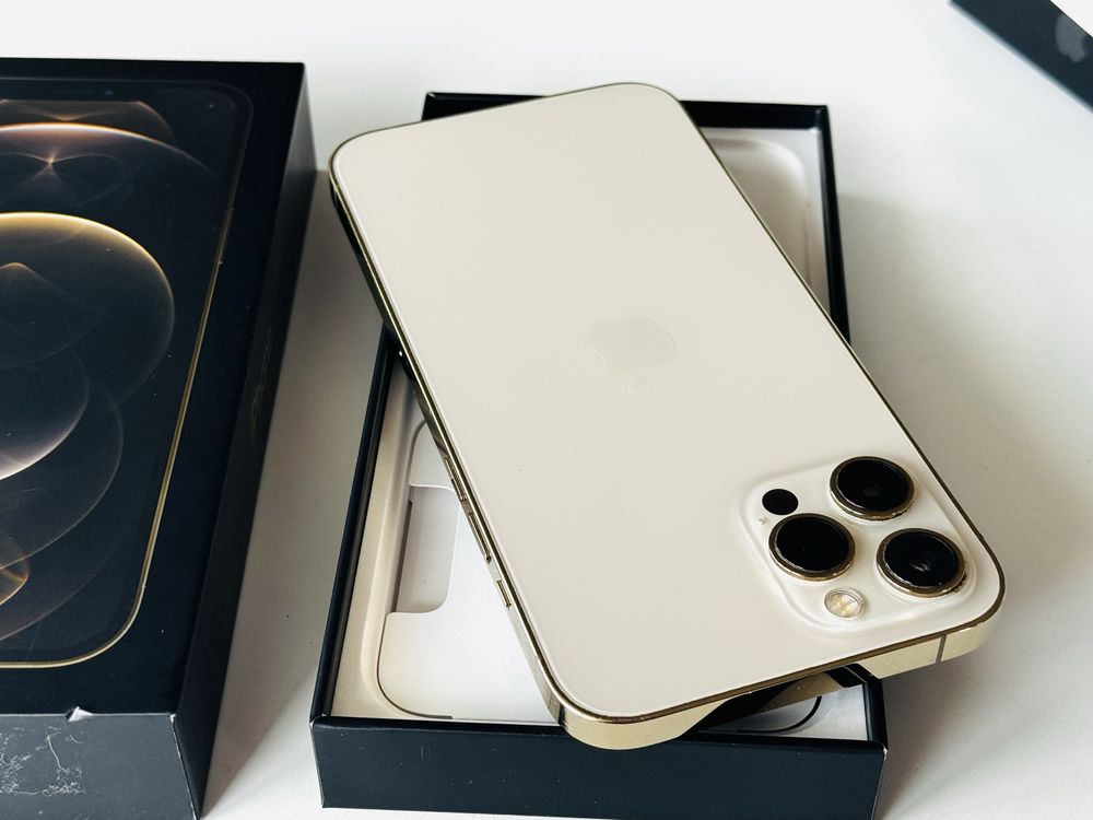 Iphone 12 Pro Max 128GB Gold 100% Батерия!  Гаранция 6 месеца