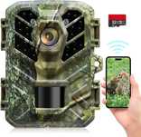 Камера за следи WiFi Bluetooth приложение 48MP 1080P камера за лов