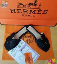 Set Hermes 3 articole (papuci +geanta +curea),France, saculet etichet