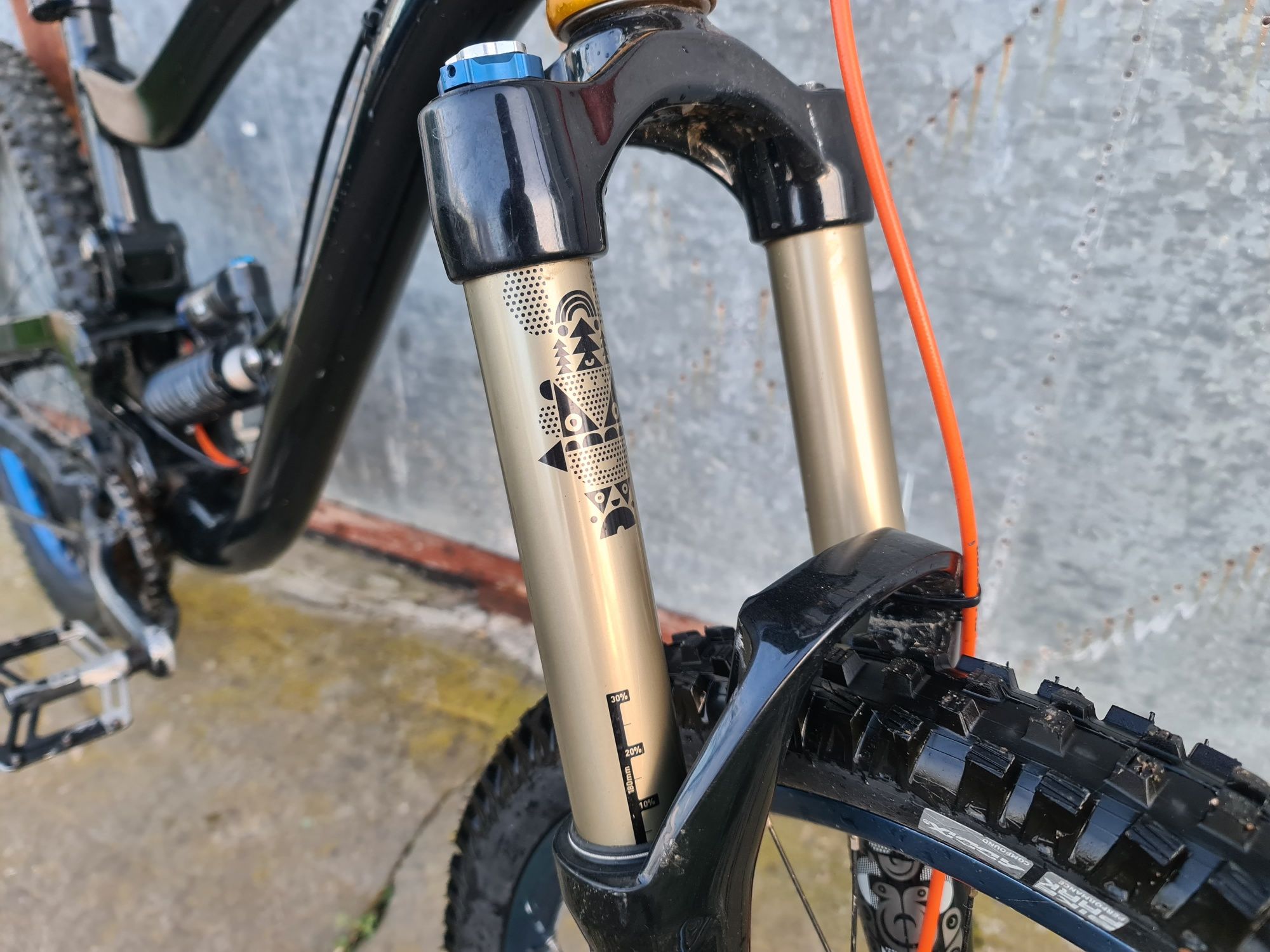 Bicicleta Downhill Nukeproof scalp 2014 Hope Rockshox Fox