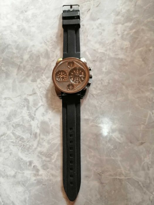 Ceasuri mana New Yorker, quartz, curea piele sintetica/silicon, ca noi