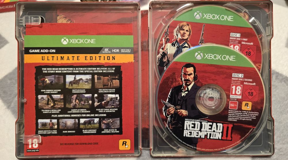 Red Dead Redemption 2 Ultimate Edition Steelbook Xbox One