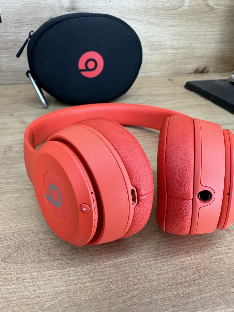 Vand Casti Beats Solo 3 Red , Wireless / Jack Audio