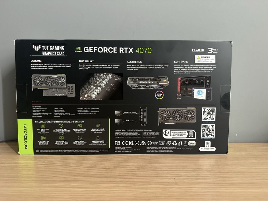 ASUS TUF Gaming RTX 4070 OC Edition 12GB
