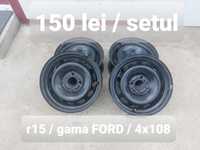 Jante tabla r15 / gama FORD / 4x108