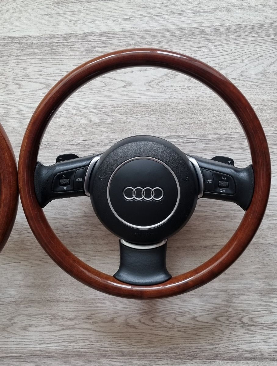 Volane lemn mahon audi a4 b6 b7 b8 a5 a6 c6 a8 d3 a3 8p.