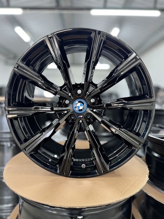 Jante Bmw X5 X6 R20 G05 G06 Originale M740 Negru Lucios