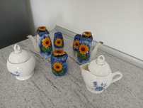 Doua seturi retro recipiente ceramice bucatarie