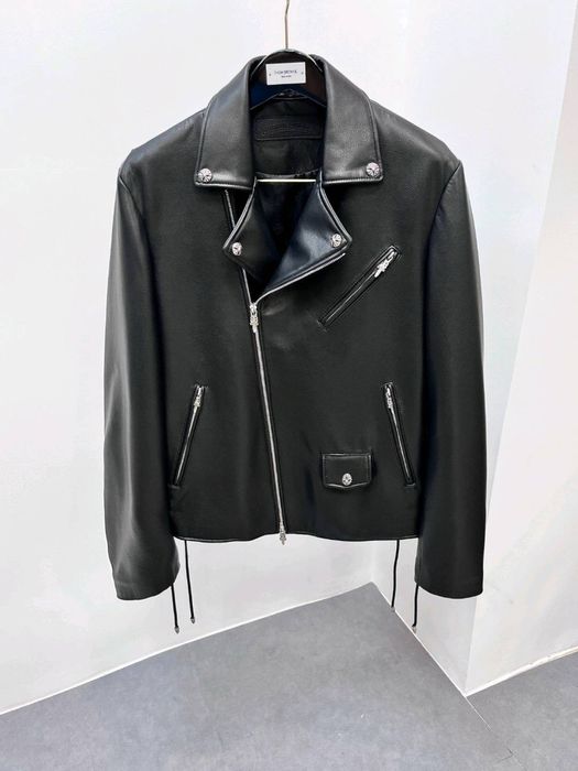 Geaca din piele naturala chrome hearts