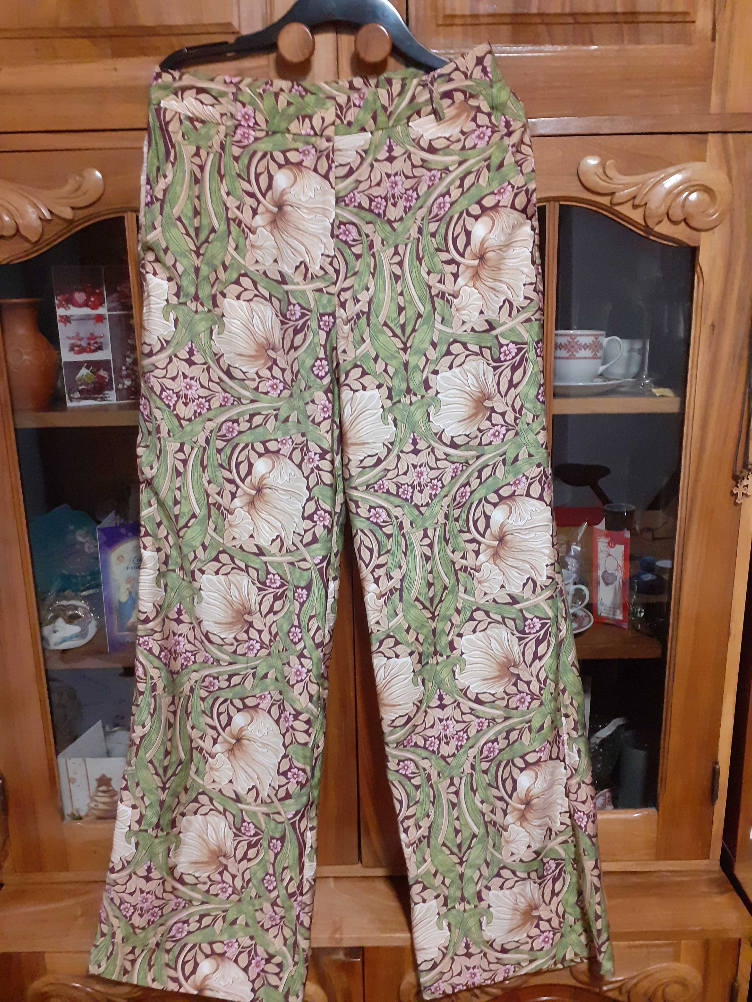 Pantaloni imprimeu floral H&M