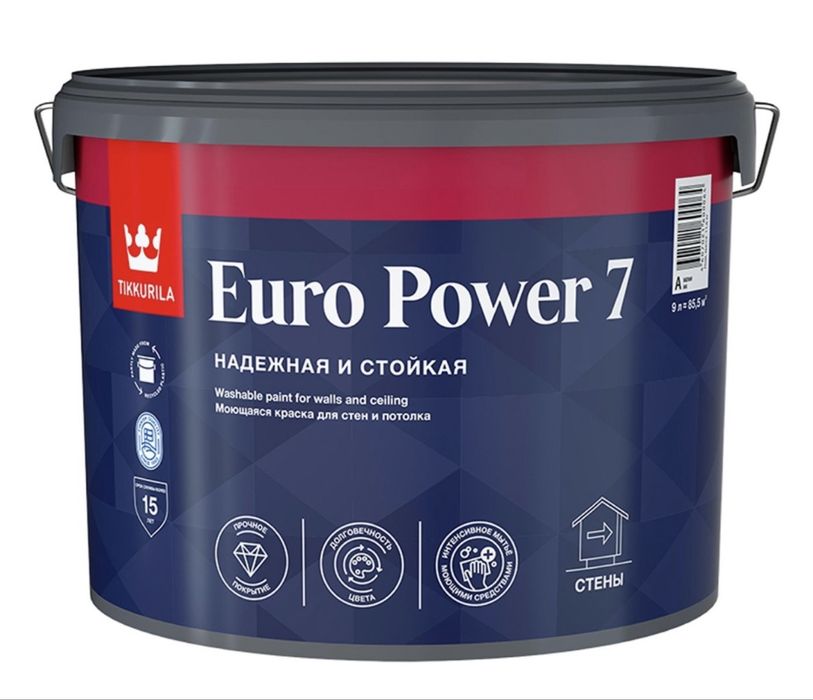 Краска Tikkurila Euro Power 7