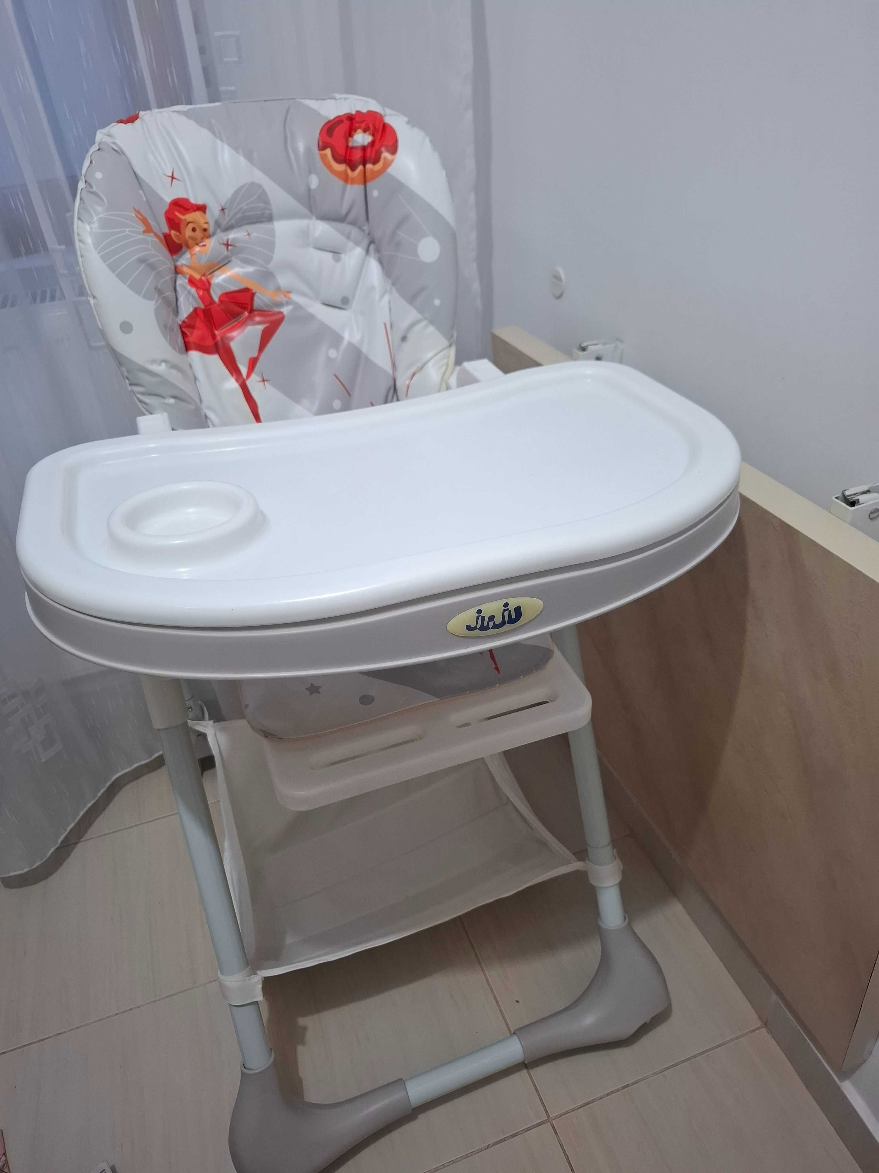 Scaun de masa pentru copii pliabil Juju Eat & Joy, 6 luni-3 ani