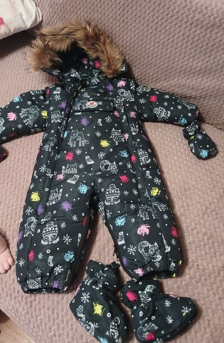 Зимний комбинезон на девочку