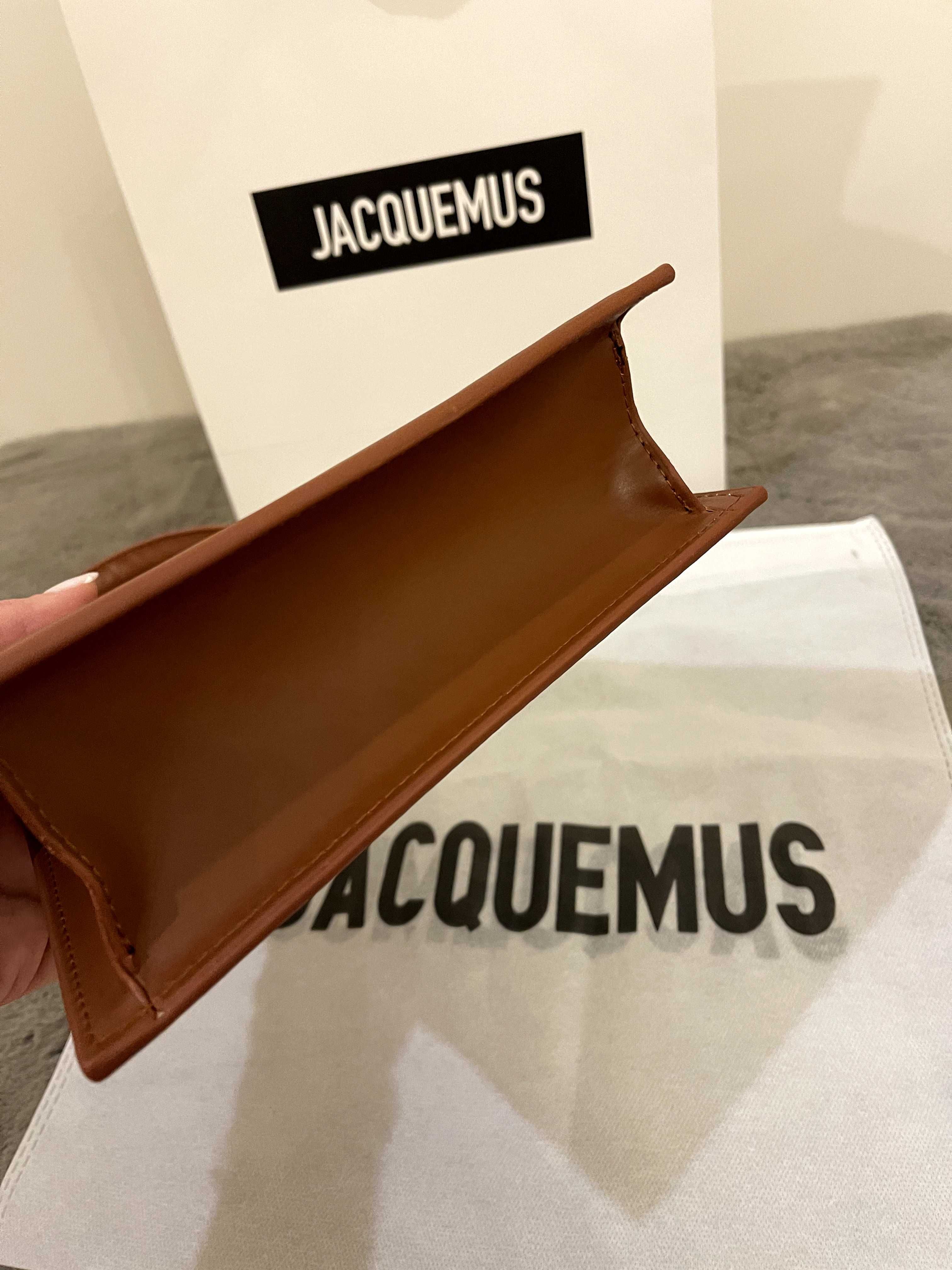 Poșetă/Geantă Jacquemus Le Chiquito Moyen brown 14x18cm