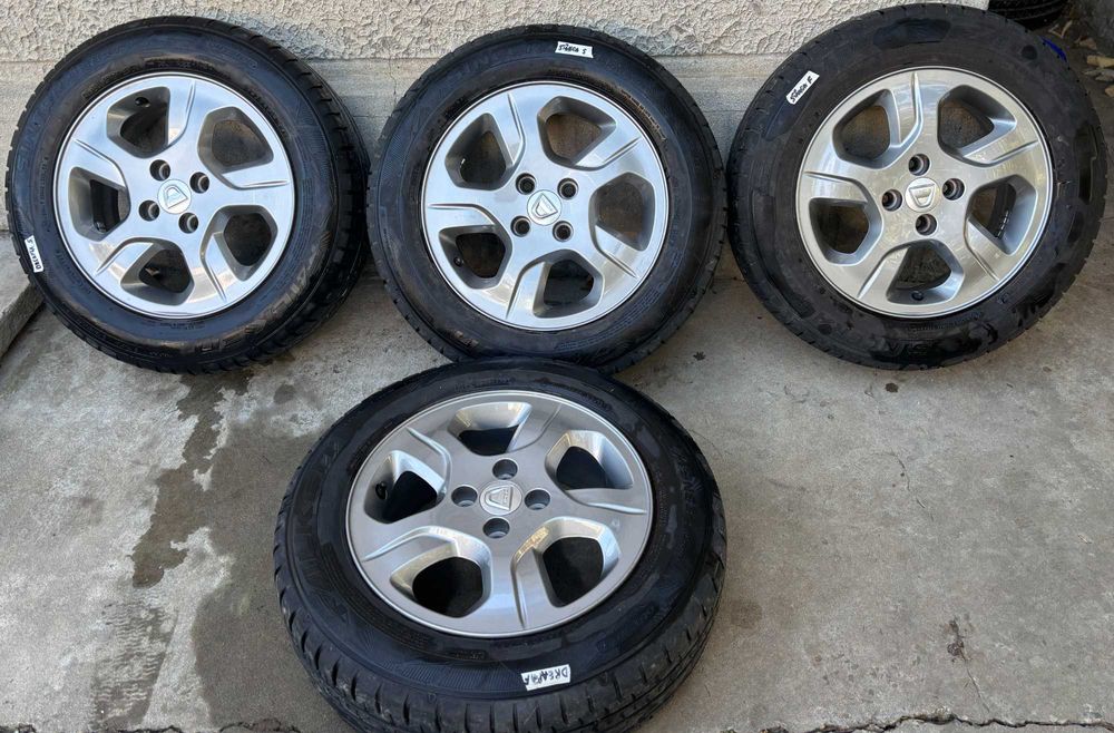 Jante DACIA prindere 4x100 cu cauciucuri 185/65 R15