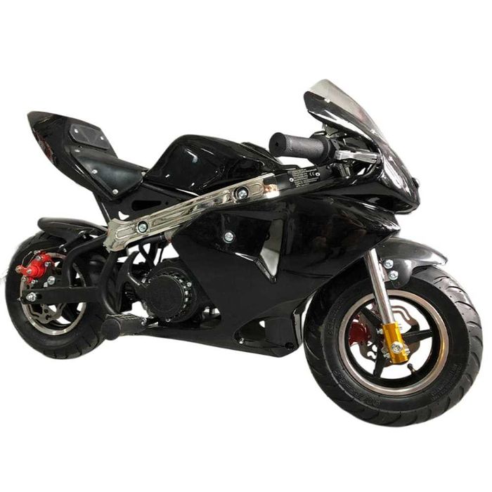 Mini motocicleta copii MiniRocket PS88 50cc negru