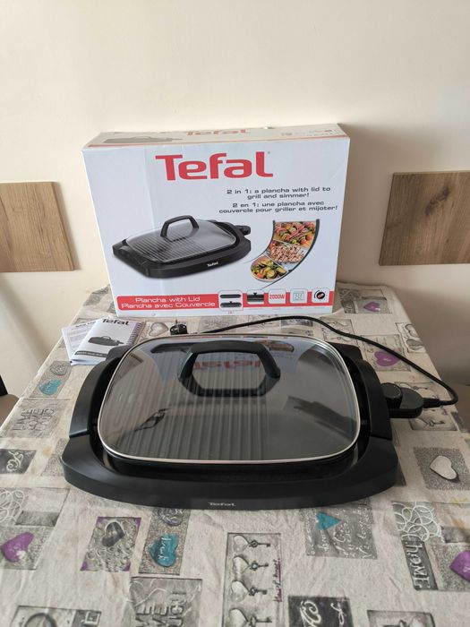 Скара Tefal 2 в 1 - Grill скара и плоча + капак