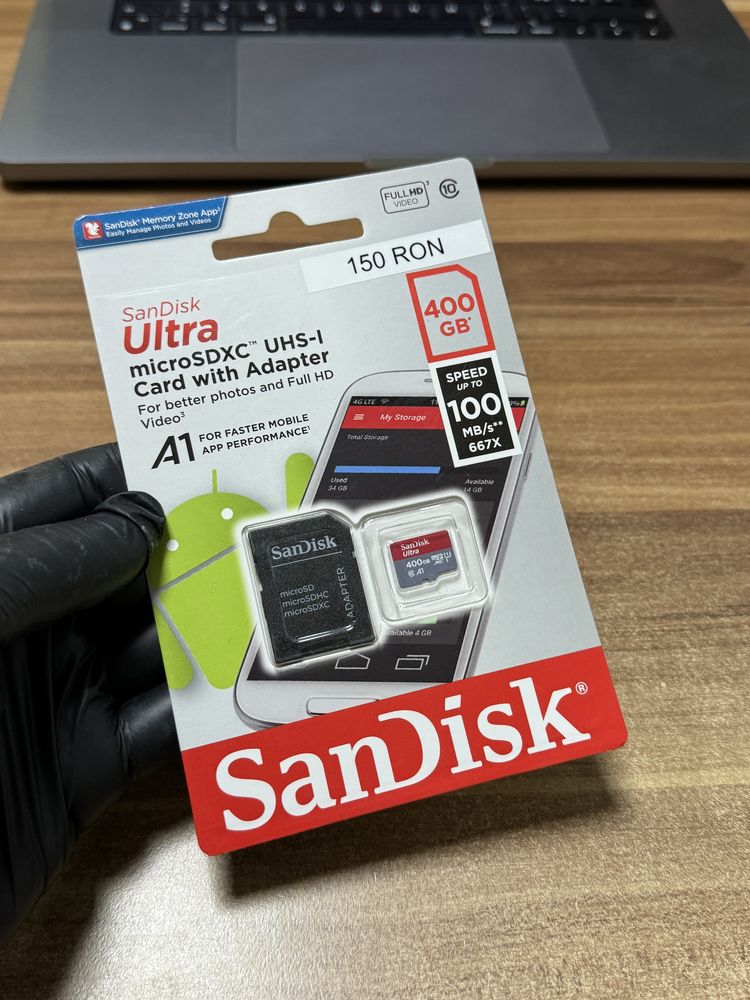 Card SanDisk Ultra / 400 Gb / Nou - Sigilat |