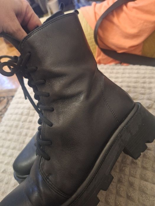 Дамски кубинки МАК естествена кожа 39 номер