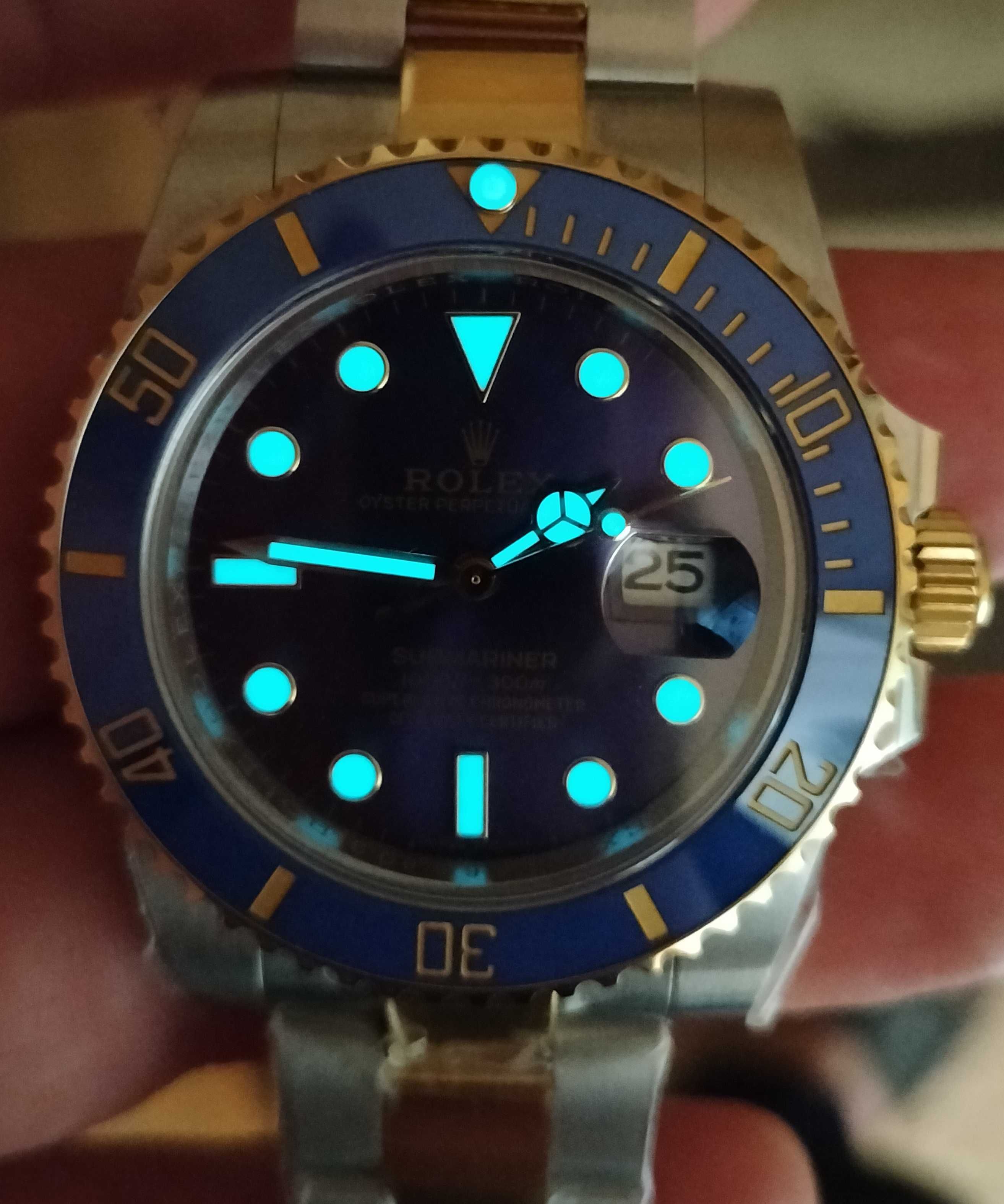 Rolex Submariner Bluesy 3135 904L Ceramic Safir 40 mm