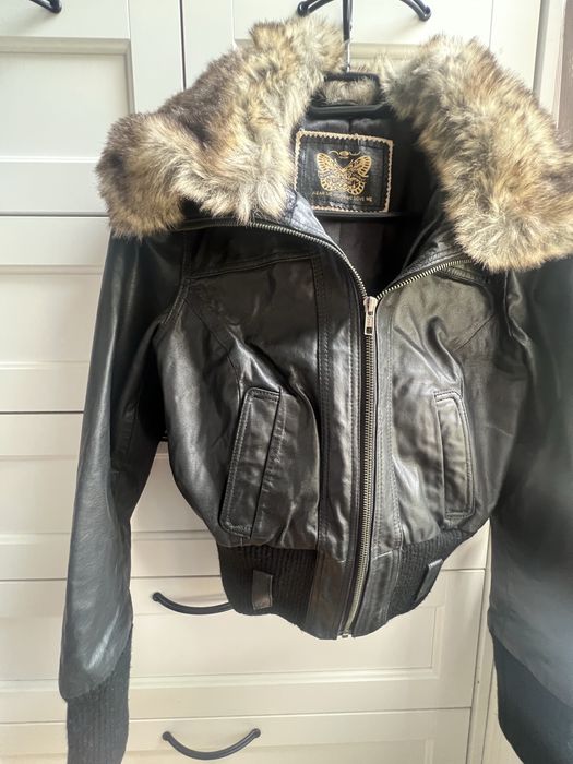 New look geaca piele cu blanita
