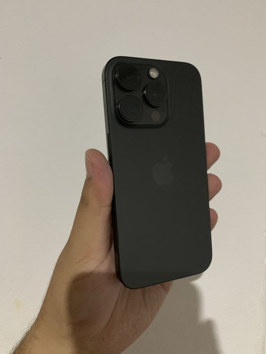 iPhone 15 Pro Black Titanium Baterie100% 128GB ca NOU!