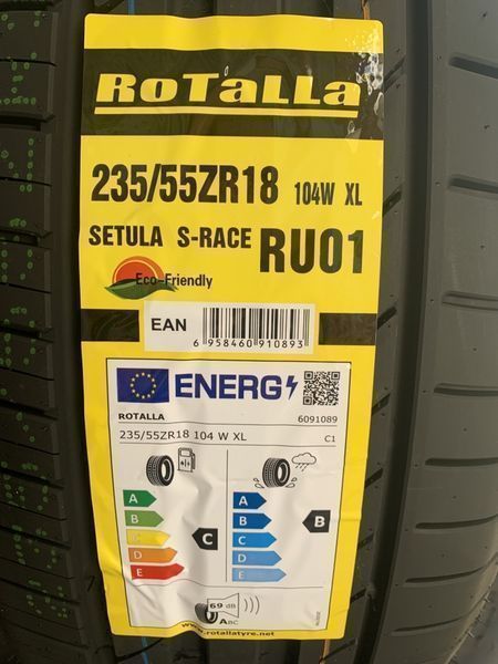 Нови летни гуми ROTALLA SETULA S-RACE RU01 235/55R18 104W XL НОВ DOT