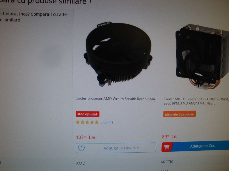 Cooler original AMD AM4 Ryzen 3 Ryzen 5 Ryzen 7