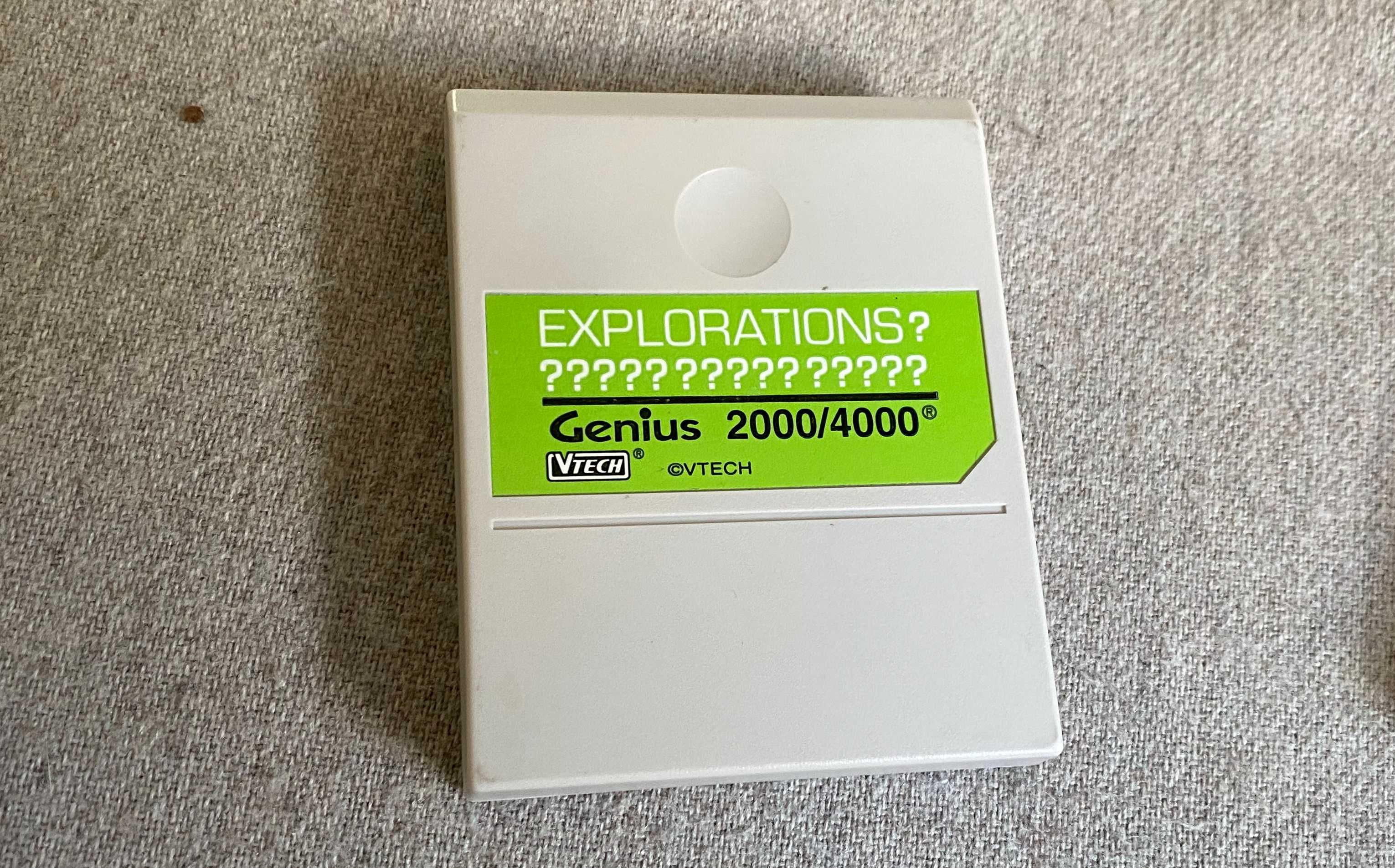 Cartus memorie calculator portabil Vtech Genius set de 2 vintage