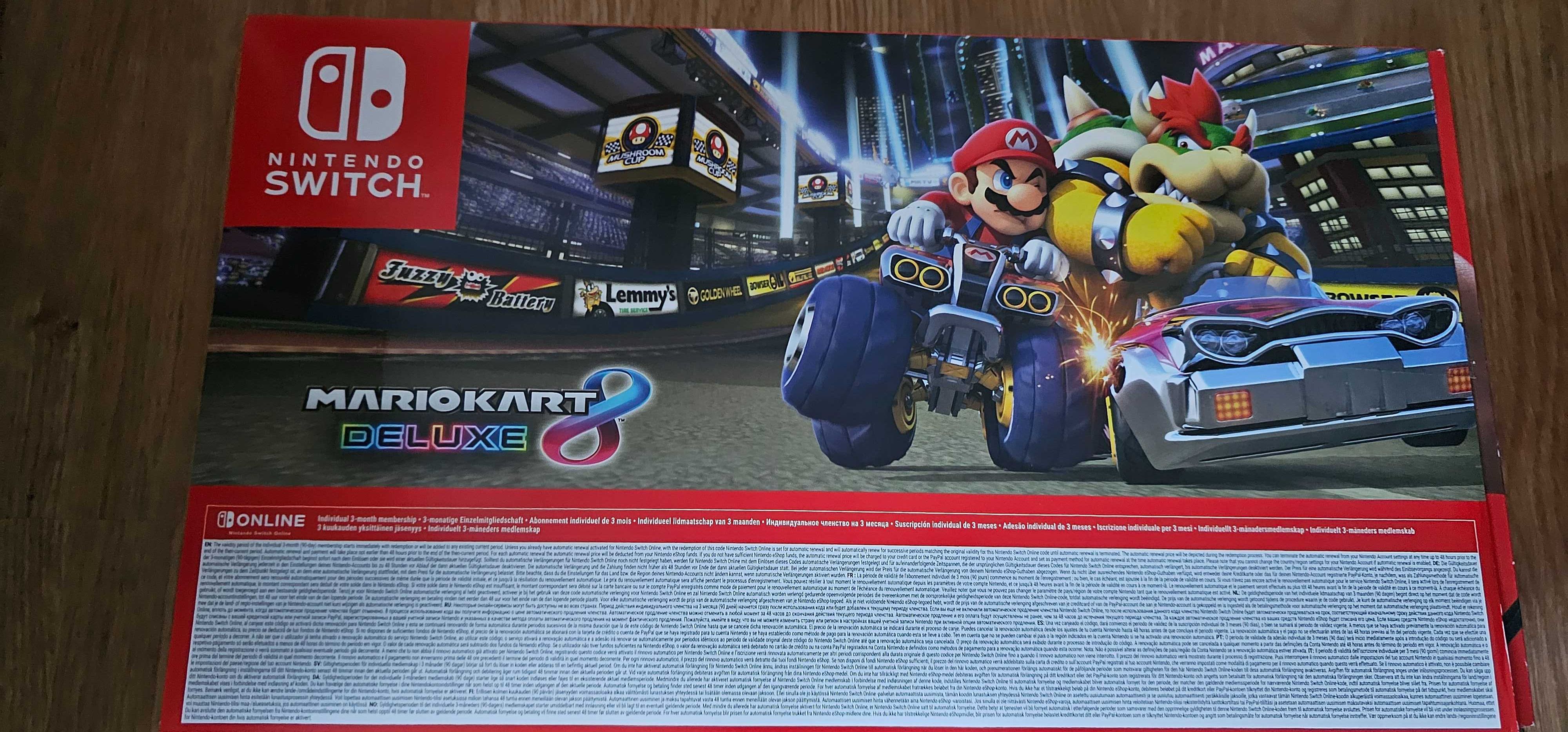 Nintendo switch Mario Kart 8 Deluxe/Nintendo switch Oled + 2 игри