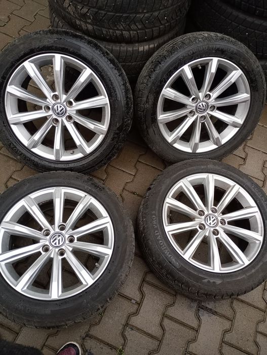 4 jante 5x112 R17 originale Volkswagen passat b8 CC  b7 golf 5,6,7