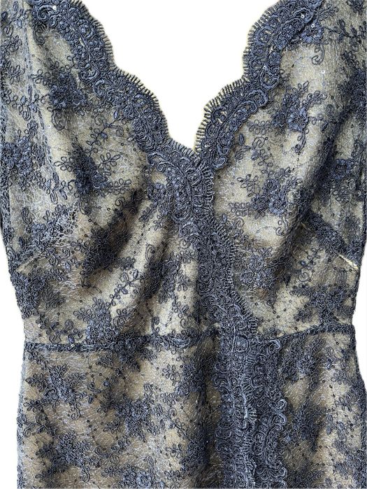 Rochie din dantelă și paiete - FĂRĂ DEFECTE, purtată o data, mărimea L