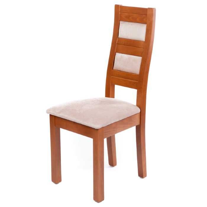 Set bucatarie masa Anda + 2 scaune tapitate Ergo, lemn masiv fag