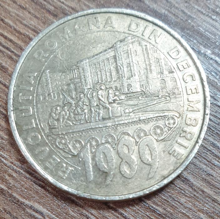 Moneda de colectie "REVOLUTIA ROMANA DIN DECEMBRIE 1989"