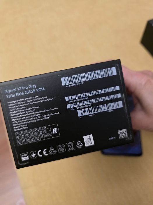 Xiaomi 12 Pro 12GB RAM 256GB ROM